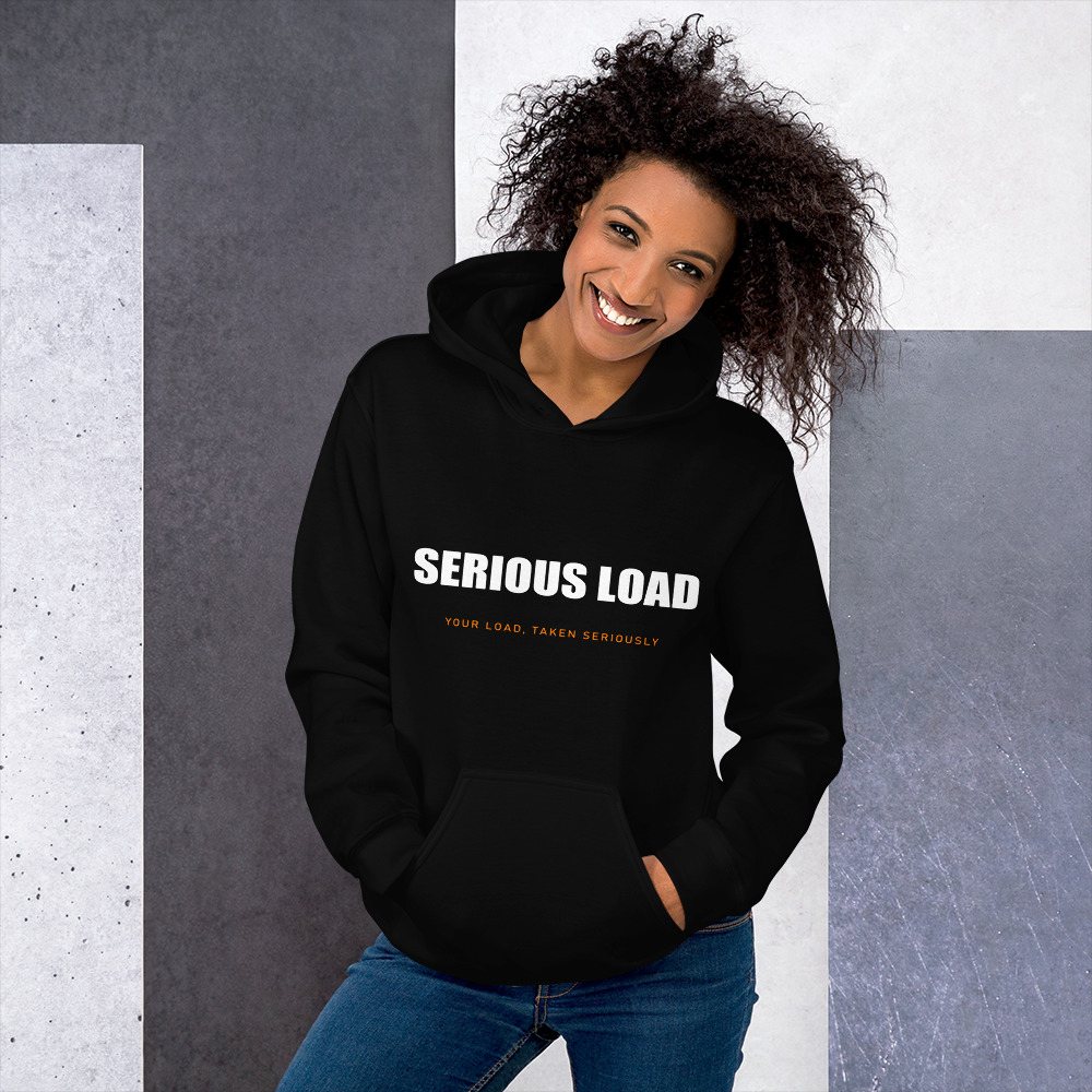 Serious Load Wordmark Hoodie Front