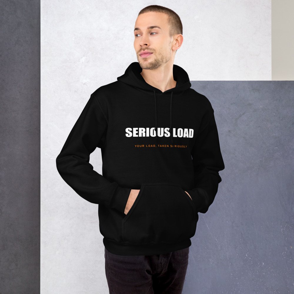Serious Load Wordmark Hoodie Front