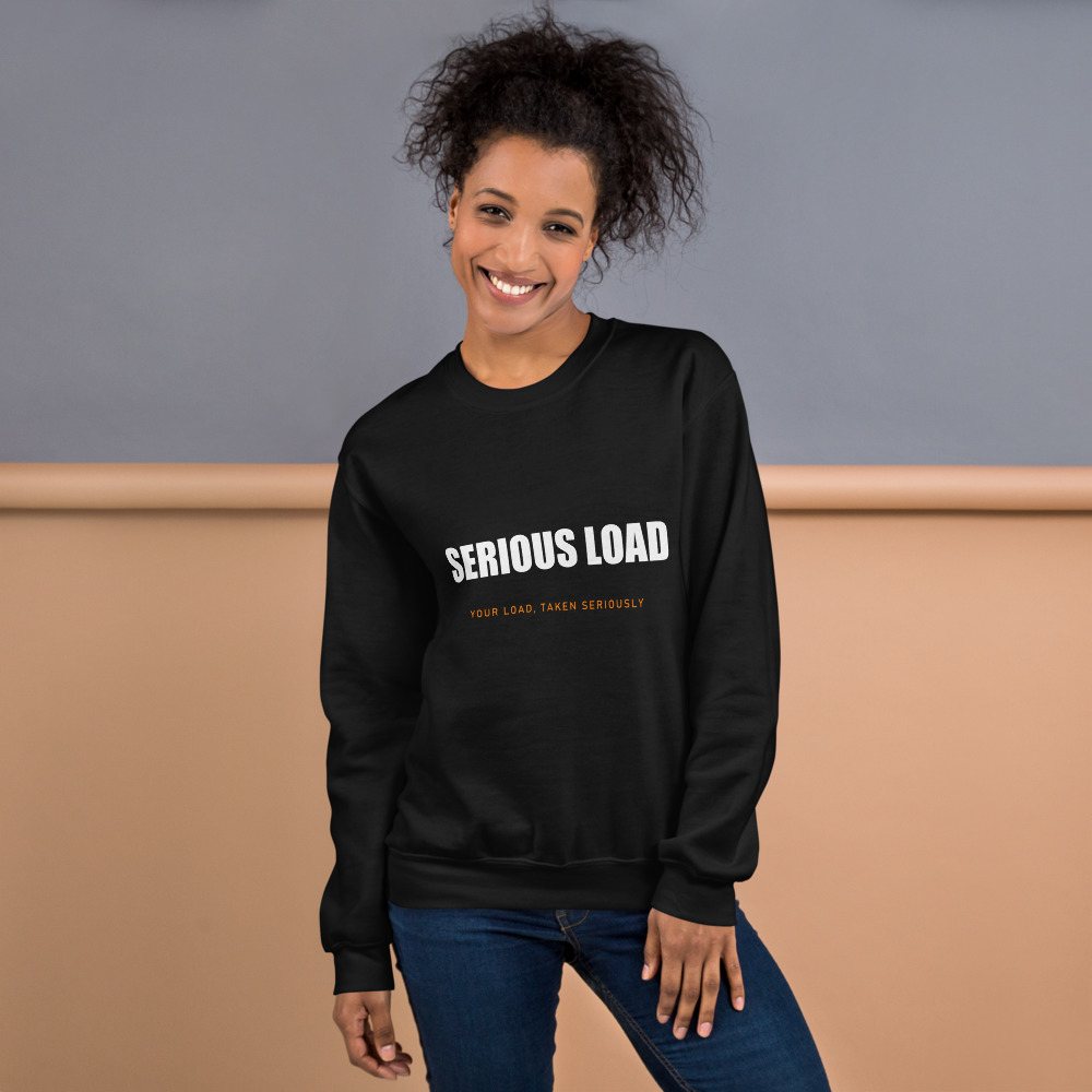 Serious Load Wordmark Sweatshirt Front