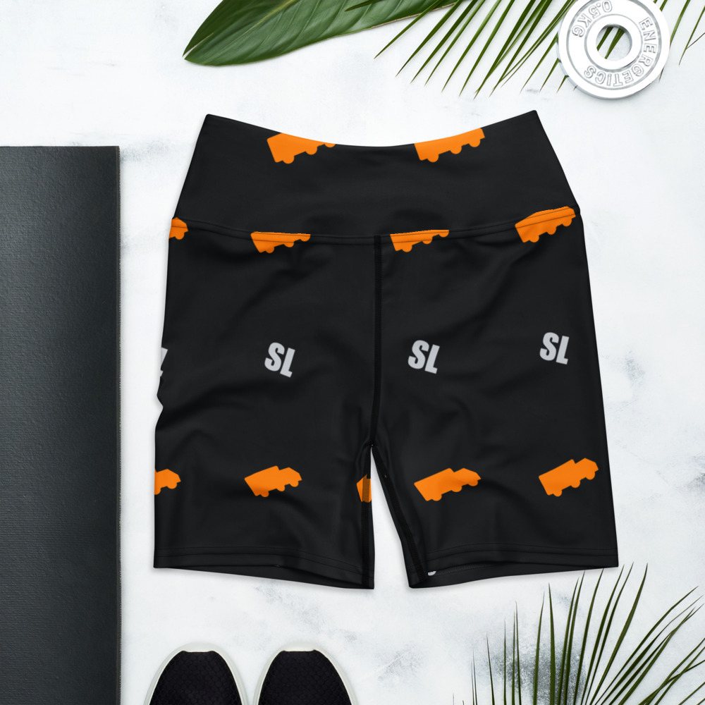 Serious Load Trucks Yoga Shorts