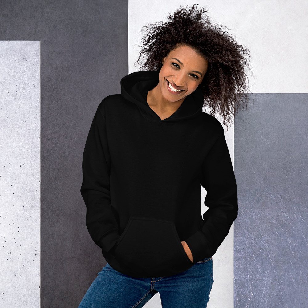 Serious Load Back Print Hoodie Front