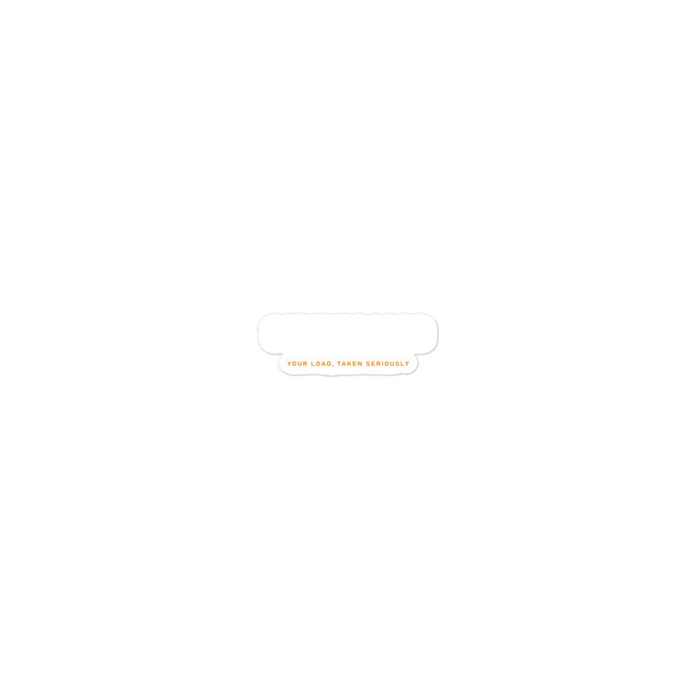 Serious Load Wordmark Sticker