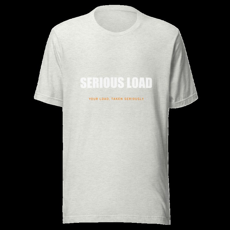 Serious Load Wordmark Tee Ash