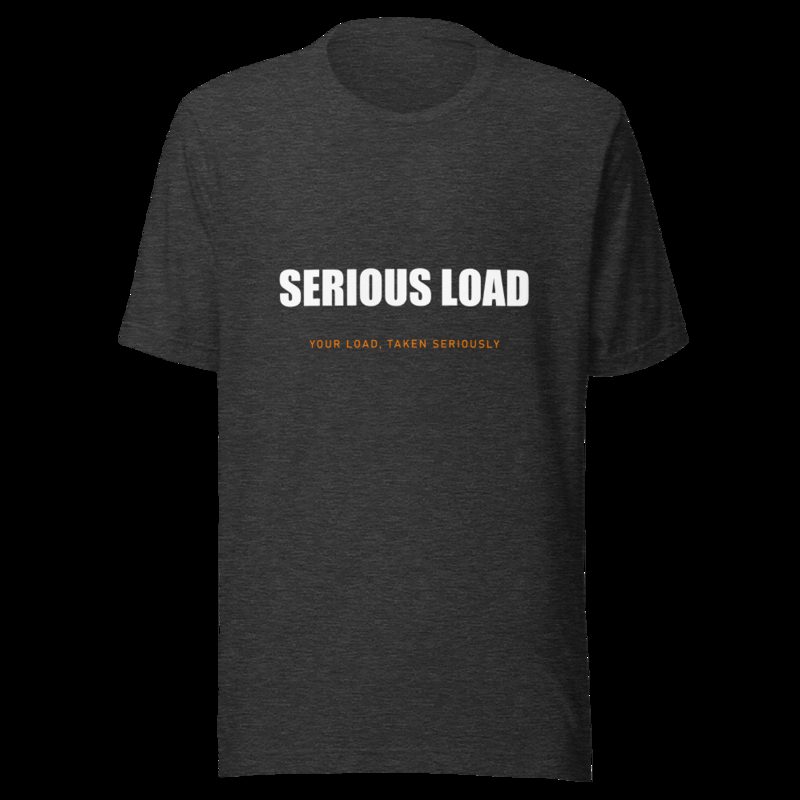 Serious Load Wordmark Tee Dark Grey Heather