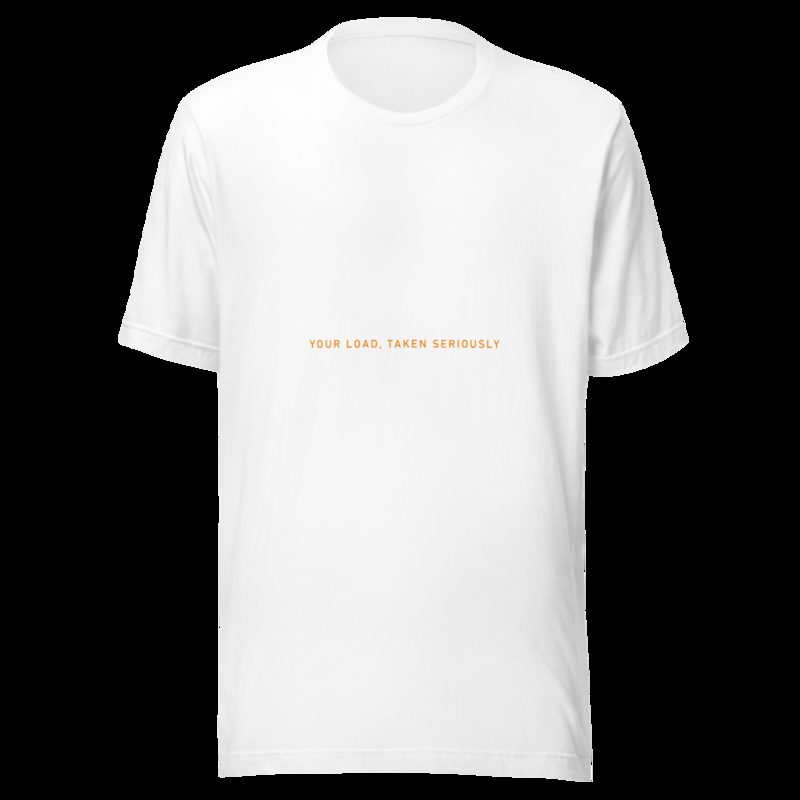 Serious Load Wordmark Tee White