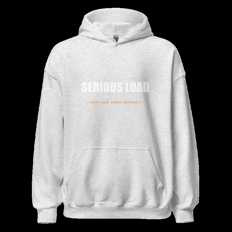 Serious Load Wordmark Hoodie Ash