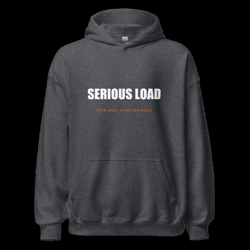 Serious Load Wordmark Hoodie Dark Heather