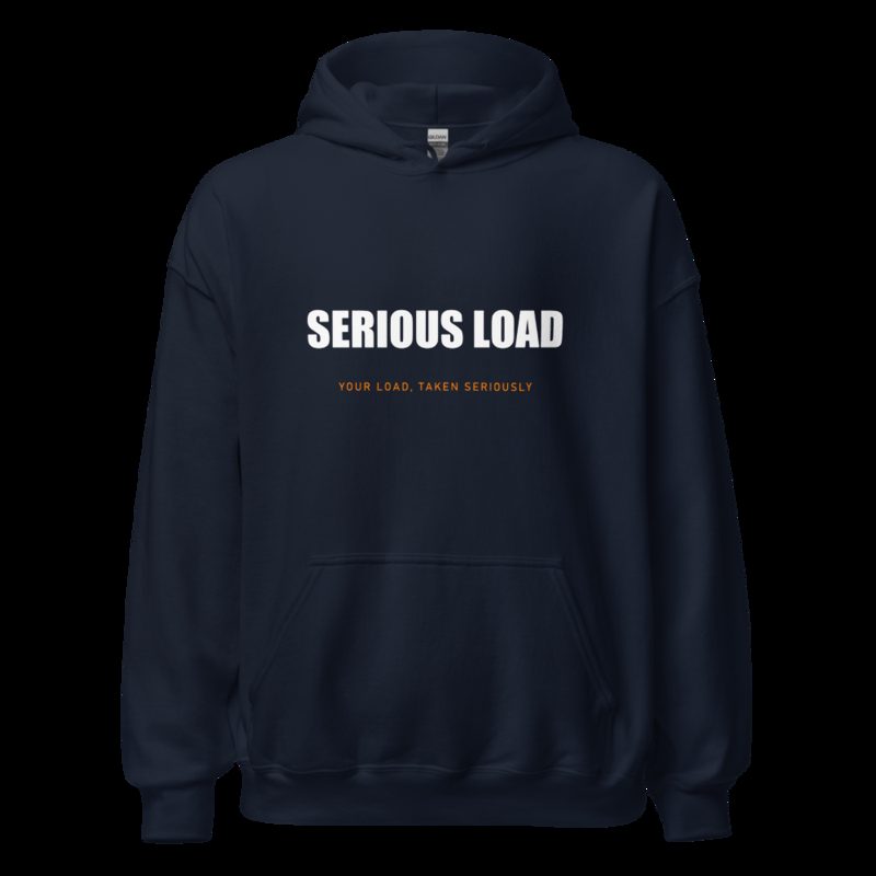 Serious Load Wordmark Hoodie Navy