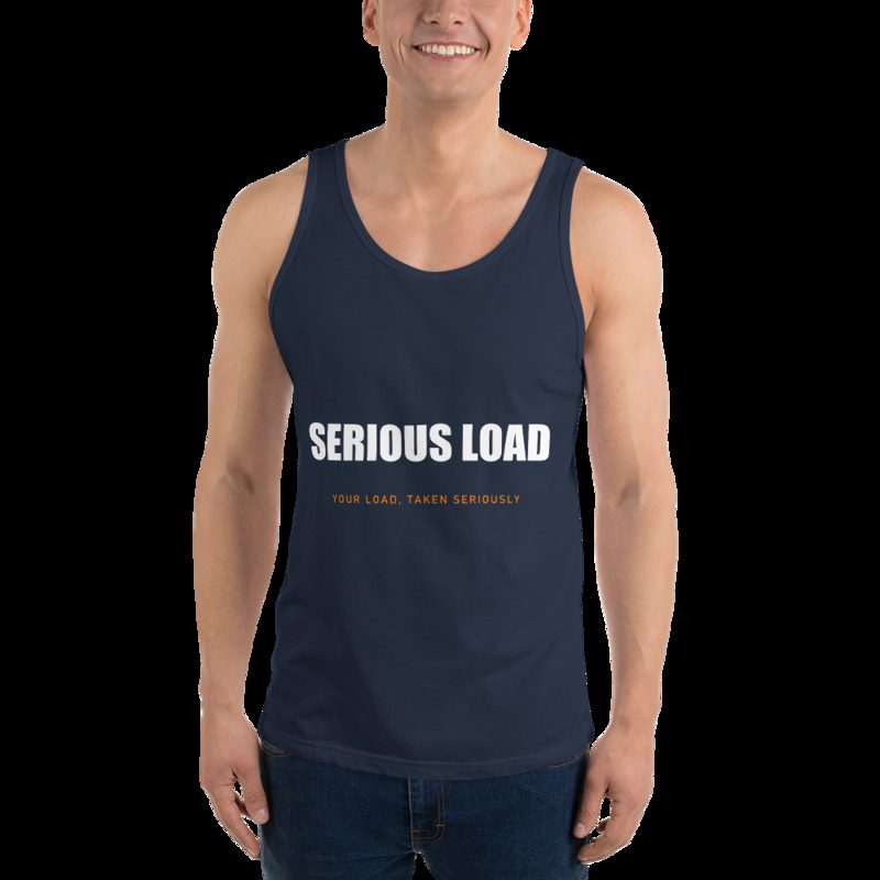 Serious Load Wordmark Tank Navy