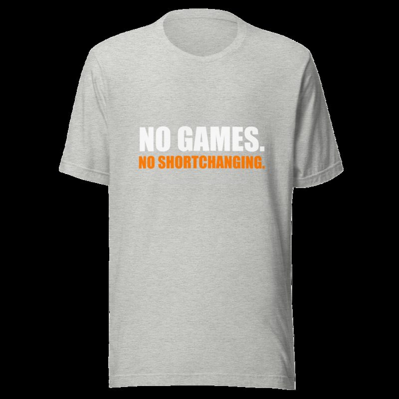 Serious Load No Games Tee Athletic Heather