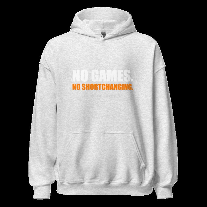 Serious Load No Games Hoodie Ash