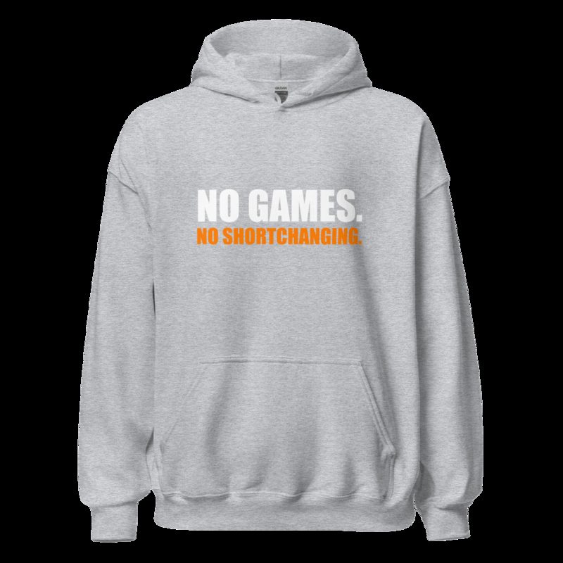 Serious Load No Games Hoodie Sport Grey
