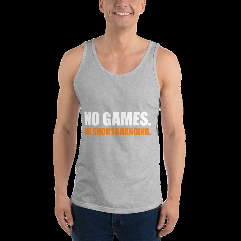 Serious Load No Games Tank Athletic Heather