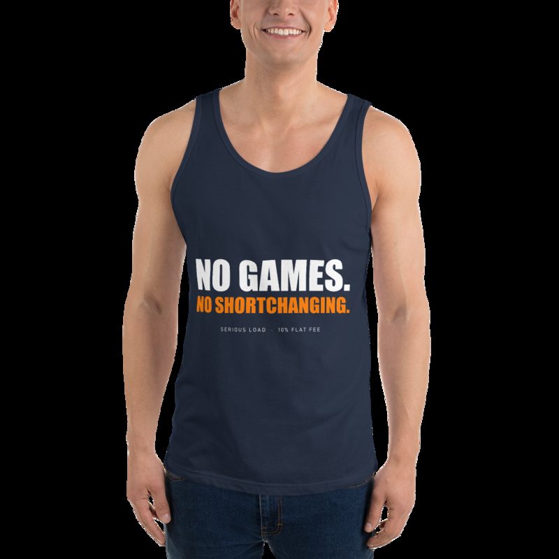 Serious Load No Games Tank Navy