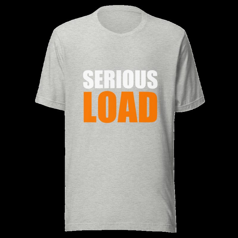 Serious Load Stacked Tee Athletic Heather