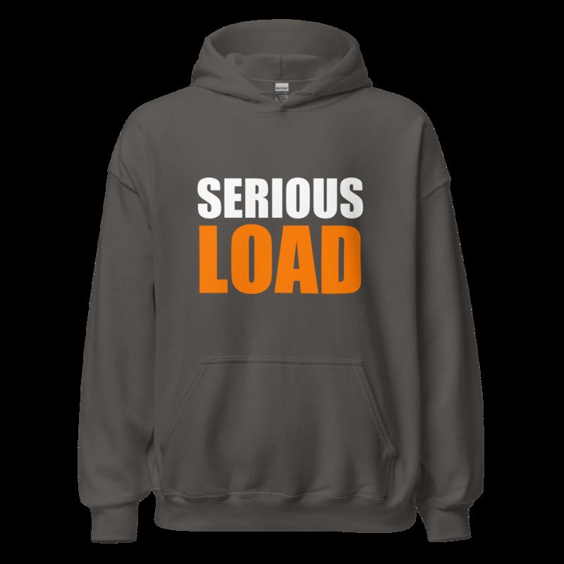 Serious Load Stacked Hoodie Charcoal