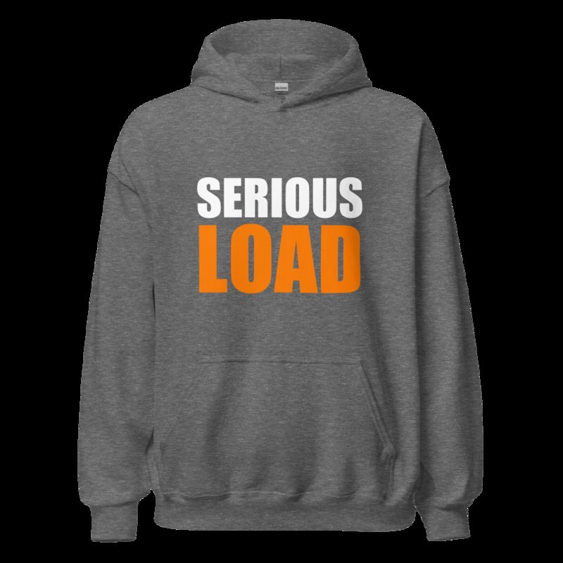 Serious Load Stacked Hoodie Graphite Heather