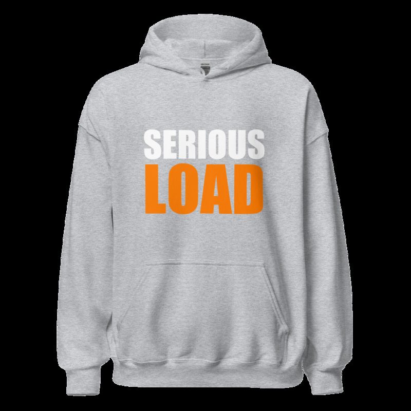 Serious Load Stacked Hoodie Sport Grey