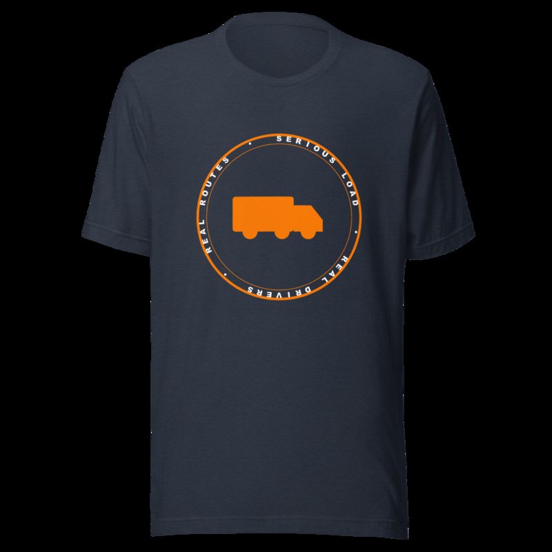 Serious Load Badge Tee Heather Navy