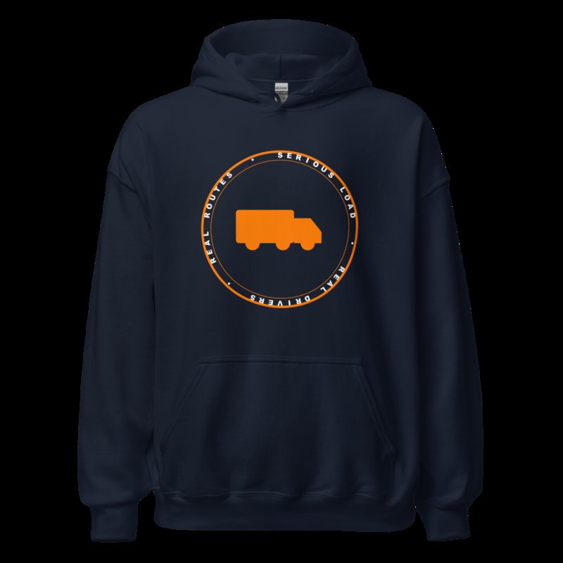 Serious Load Badge Hoodie Navy