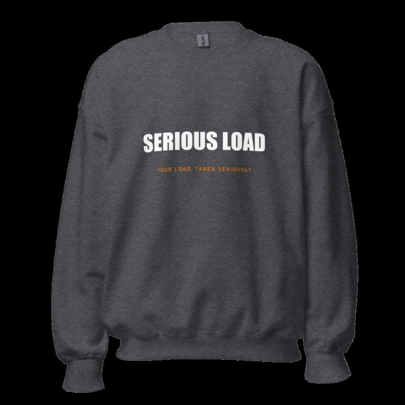 Serious Load Wordmark Sweatshirt Dark Heather