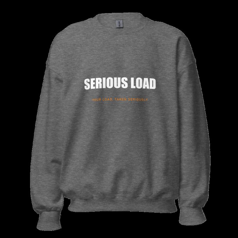 Serious Load Wordmark Sweatshirt Graphite Heather