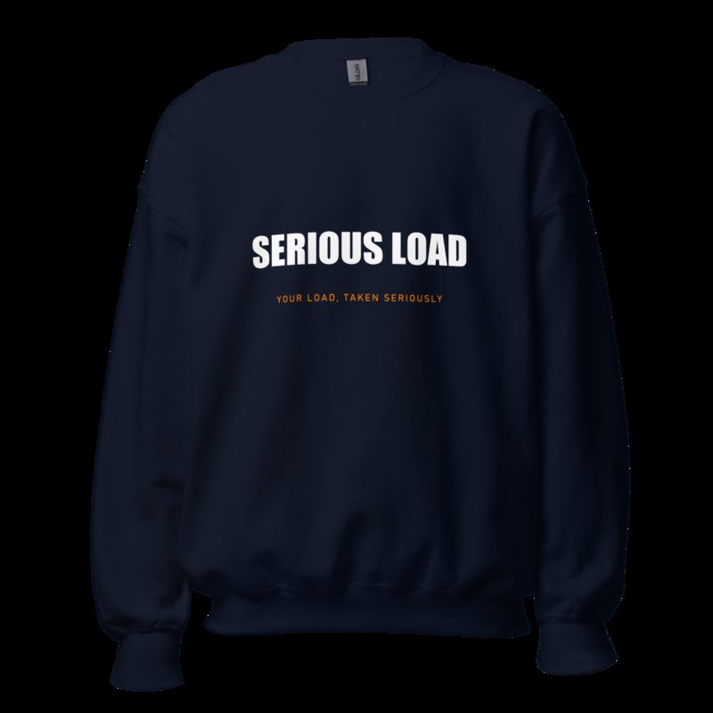 Serious Load Wordmark Sweatshirt Navy