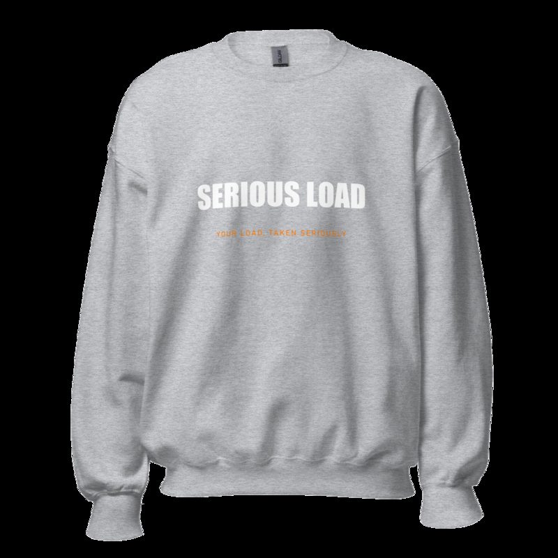 Serious Load Wordmark Sweatshirt Sport Grey