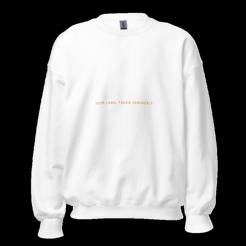 Serious Load Wordmark Sweatshirt White