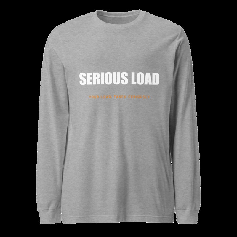 Serious Load Wordmark Long Sleeve Tee Athletic Heather
