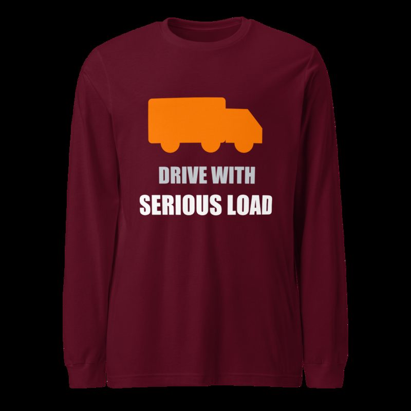 Serious Load Drive With Long Sleeve Tee Maroon