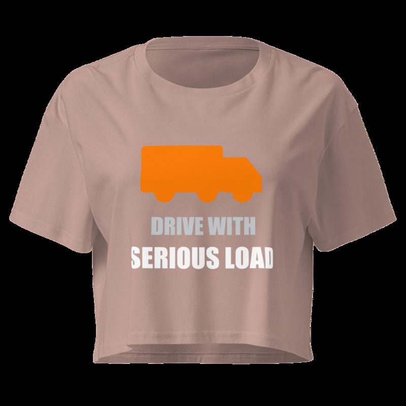 Serious Load Drive With Crop Top Hazy Pink