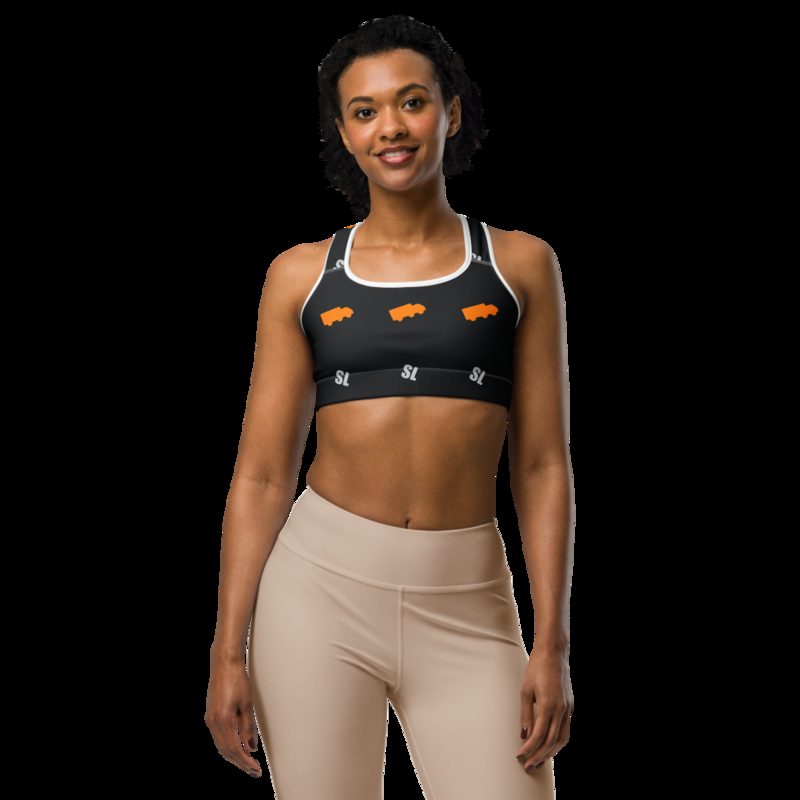 Serious Load Trucks Sports Bra White