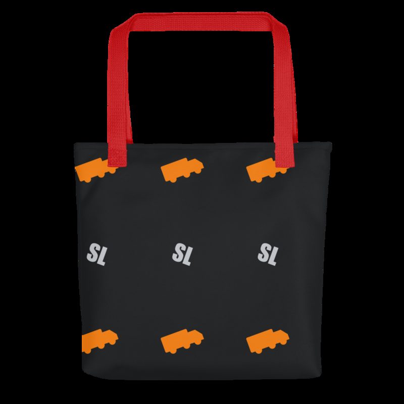 Serious Load Trucks Tote Bag Red