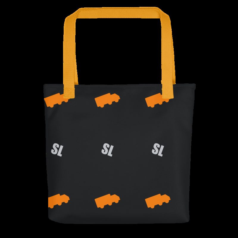 Serious Load Trucks Tote Bag Yellow