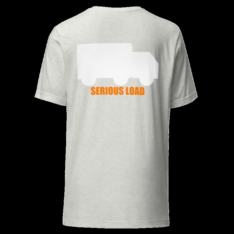 Serious Load Back Print Tee Ash