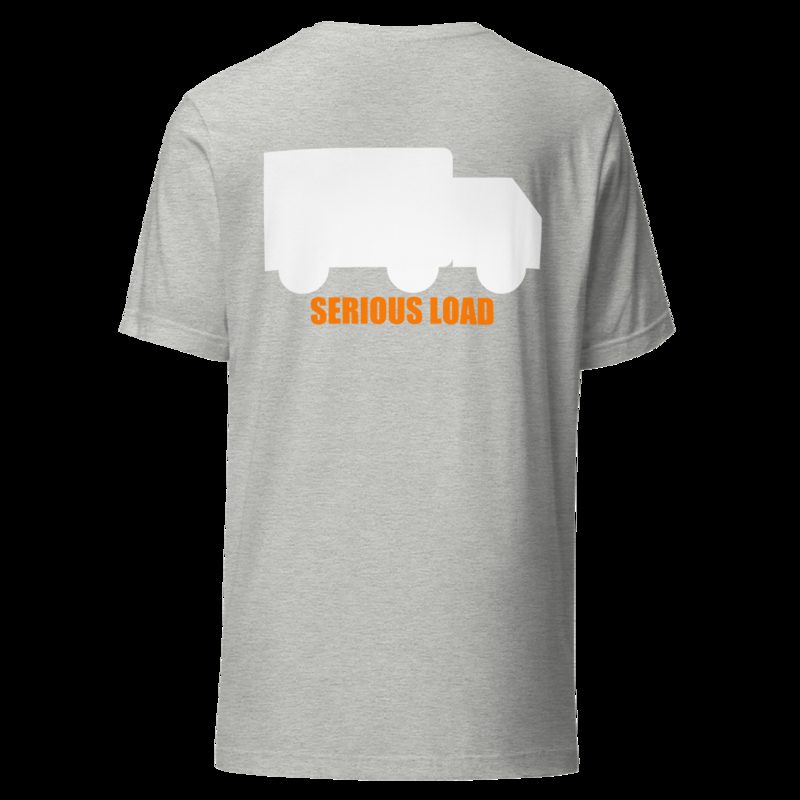 Serious Load Back Print Tee Athletic Heather