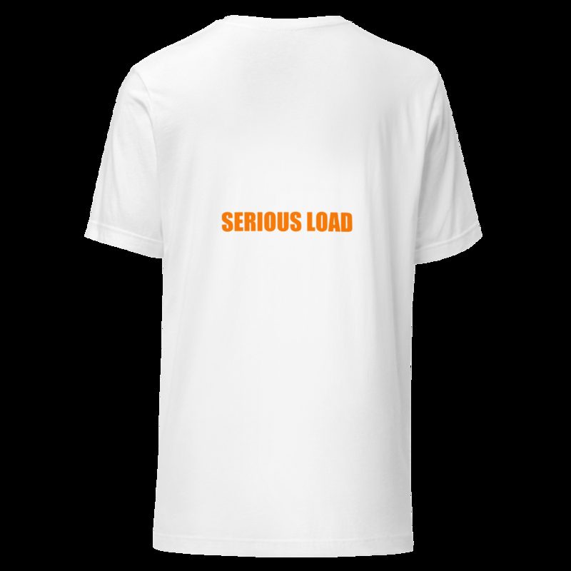 Serious Load Back Print Tee White