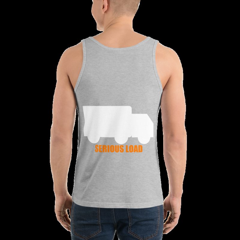 Serious Load Back Print Tank Athletic Heather