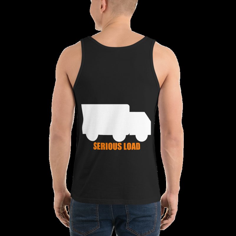 Serious Load Back Print Tank Black