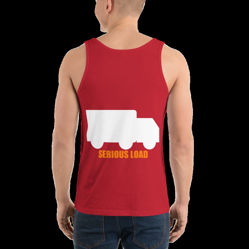 Serious Load Back Print Tank Red