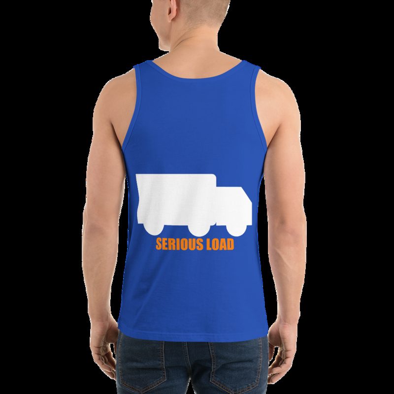 Serious Load Back Print Tank True Royal