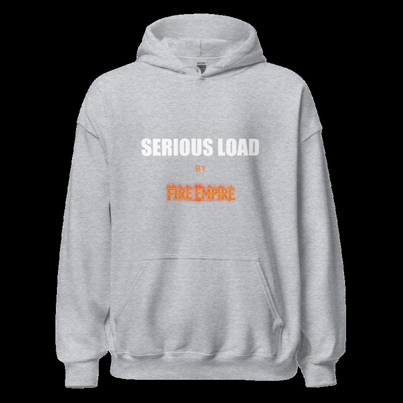 Serious Load By Fire Empire Hoodie Sport Grey