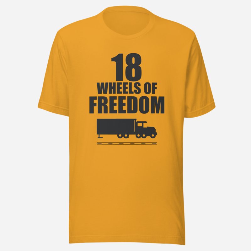 Serious Load 18 Wheels of Freedom Road Tee