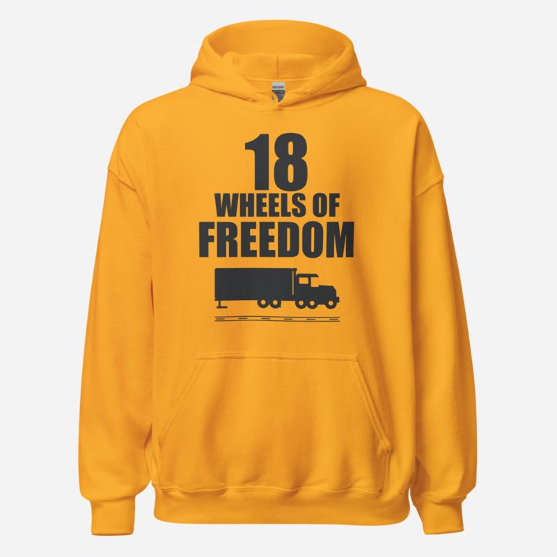 Serious Load 18 Wheels of Freedom Road Hoodie