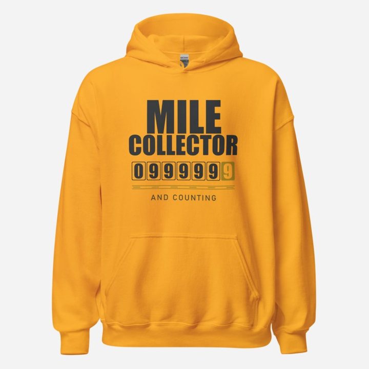 Serious Load Mile Collector Road Hoodie in Gold