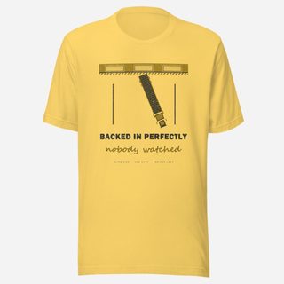 Serious Load Backed In Perfectly Freight Tee Yellow