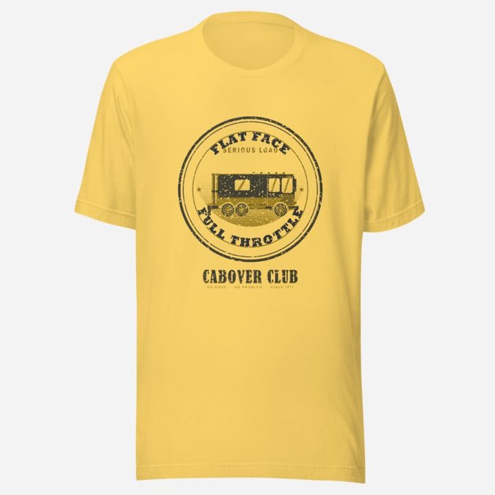 Serious Load Flat Face Full Throttle Freight Tee in Yellow