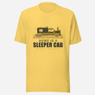 Serious Load Home Is A Sleeper Cab Freight Tee Yellow
