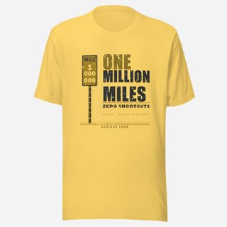 Serious Load One Million Miles Freight Tee Yellow